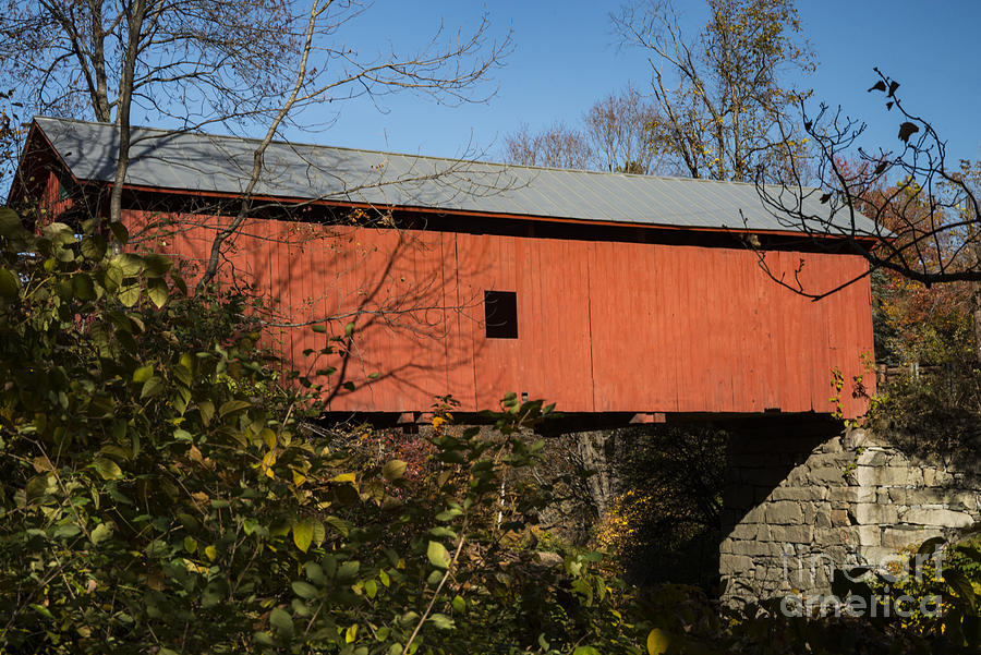 Slaughter House Covered Bridge Photograph by Bob Phillips