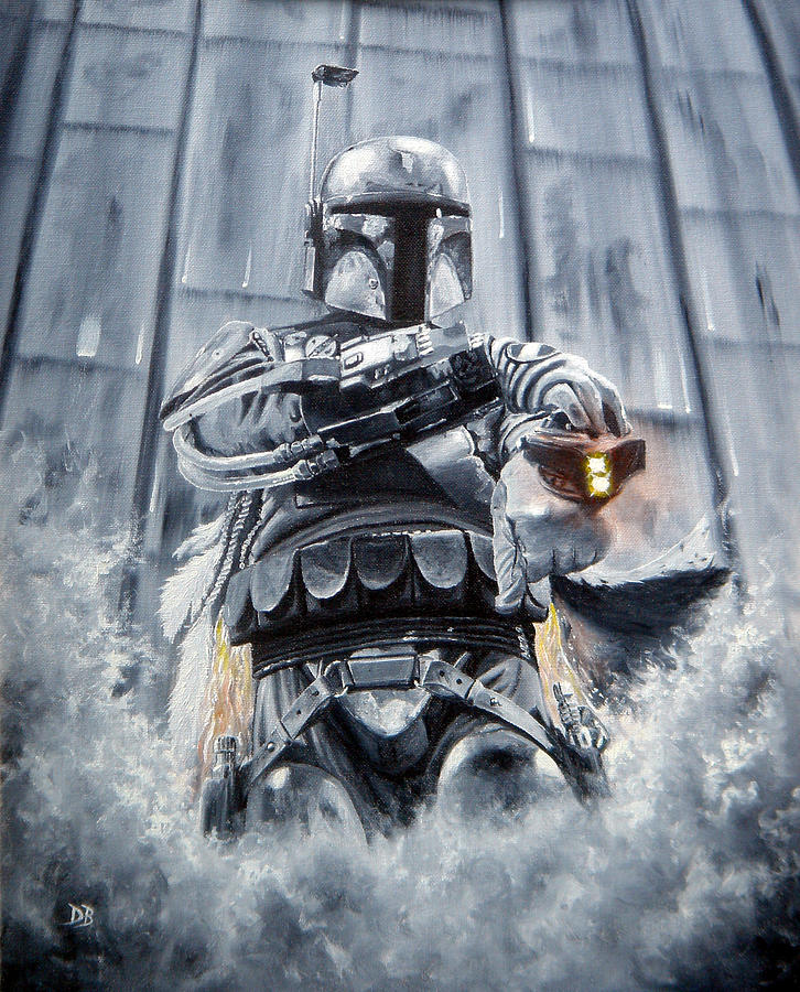 Star Wars Painting - Slave Five by Daniel Bergren