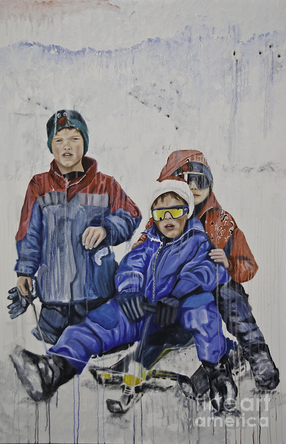 Sledgers Painting by James Lavott