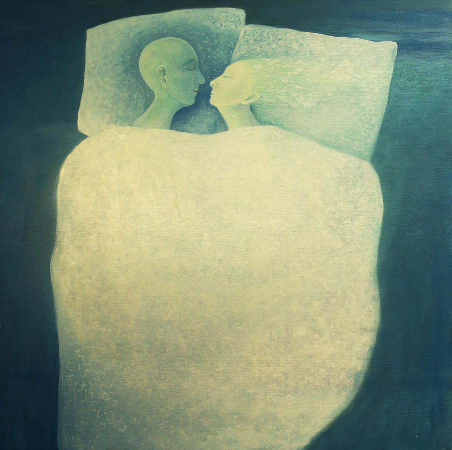 Sleep - in Love Painting by Tone Aanderaa