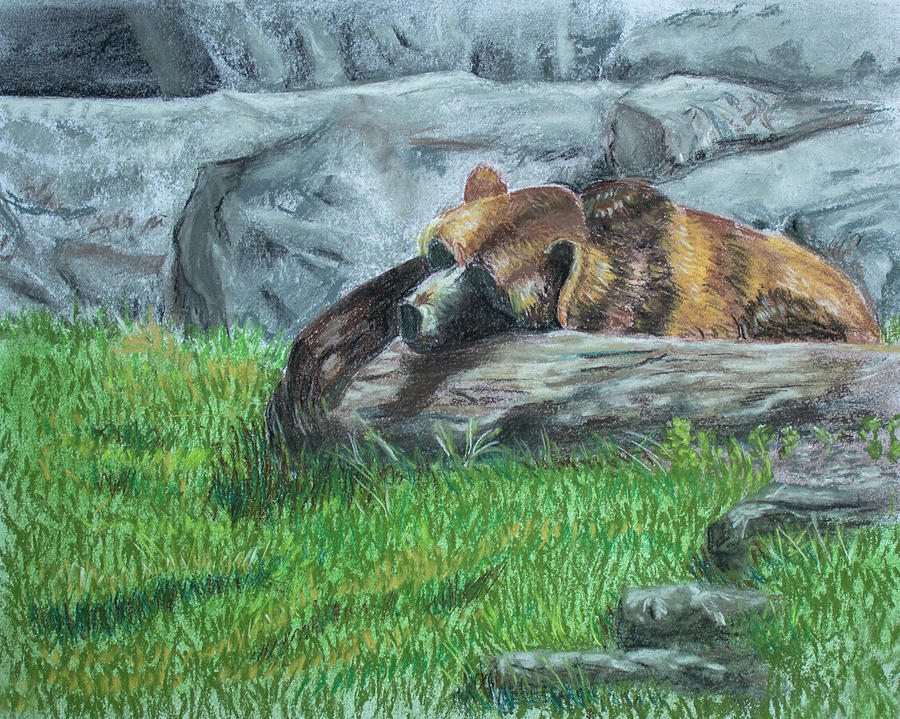 Sleeping Bear Painting by Dorothy Riley