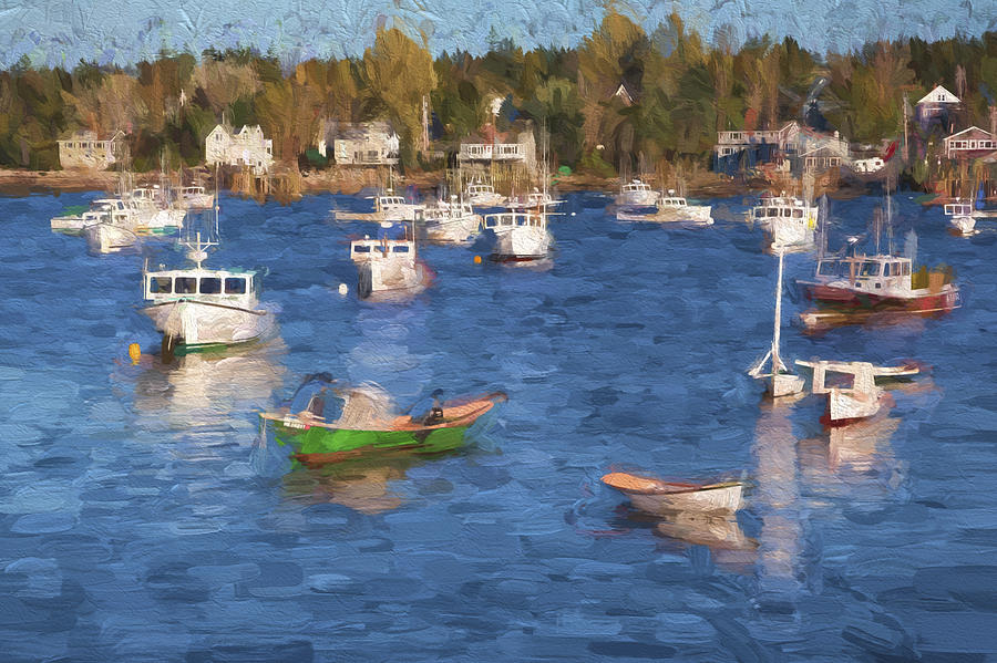 Sleeping Boats III Digital Art by Jon Glaser