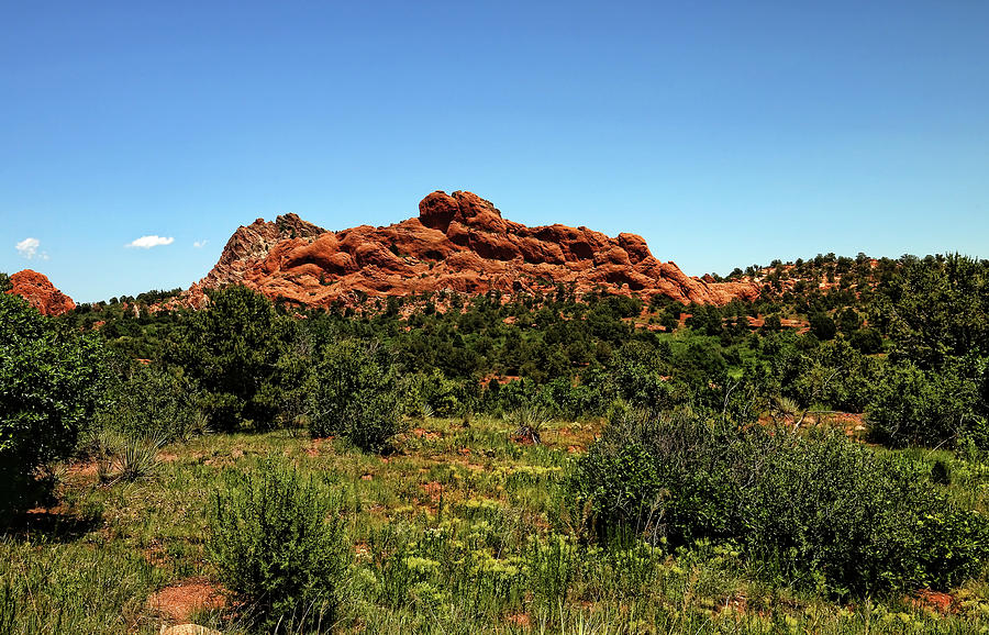 Sleeping Giant at the Garden of The Gods Photograph by Judy Vincent