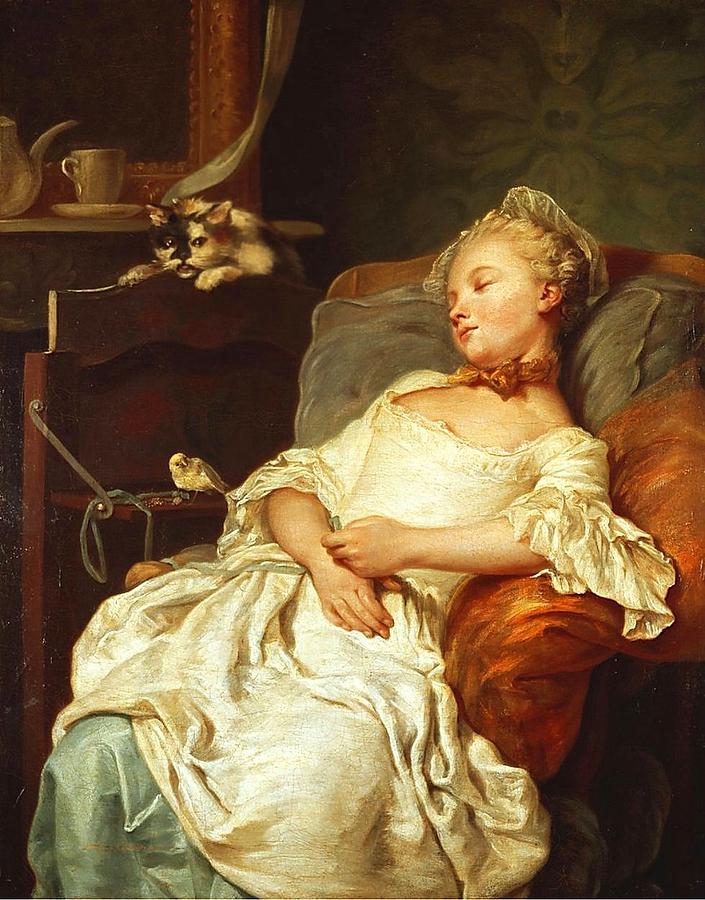 Sleeping Painting by Jean Francois