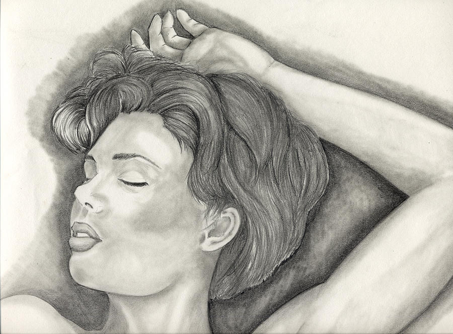 Sketches Painting - Sleeping by Michael James Toomy Sketches Painting - Sleeping by Michael James Toomy