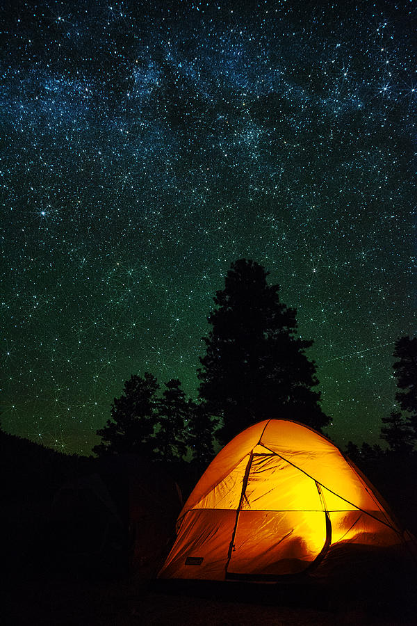 Night Skies Photograph - Sleeping Under The Stars  by Saija Lehtonen
