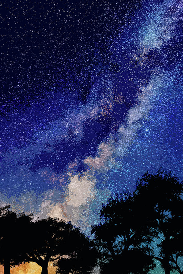 Interstellar Painting - Sleeping with the Stars by AM FineArtPrints