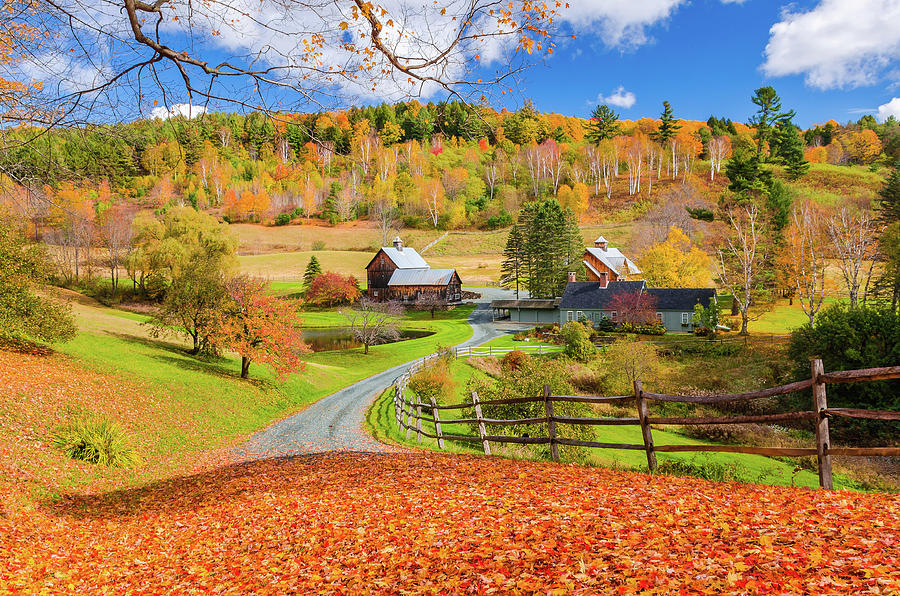 Autumn at Sleepy Hollow Farm - 1 Photograph by Jatin Thakkar | Fine Art ...