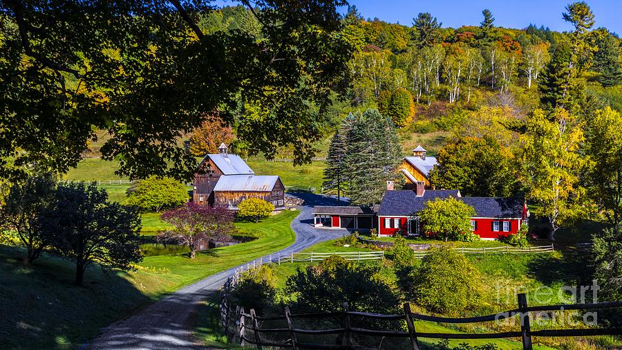 Sleepy Hollow Farm in South Pomfret Vermont. Photograph by New England Photography