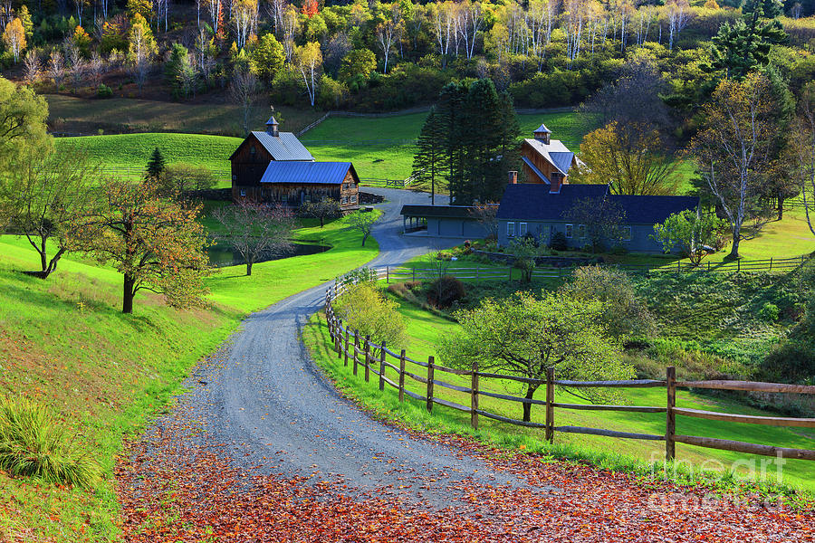 Sleepy Hollow Farm, Woodstock, Vermont Photograph by Henk Meijer Photography