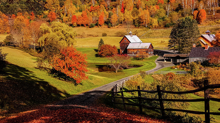Sleepy Hollow - Pomfret Vermont-2 Photograph by Jeff Folger
