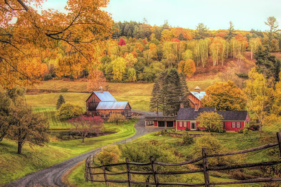 Sleepy Hollow - Pomfret Vermont In Autumn Photograph