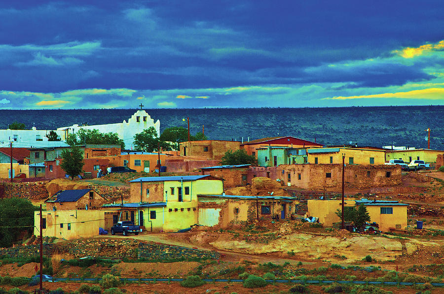 Sleepy Mexican Village Photograph by Don Wolf