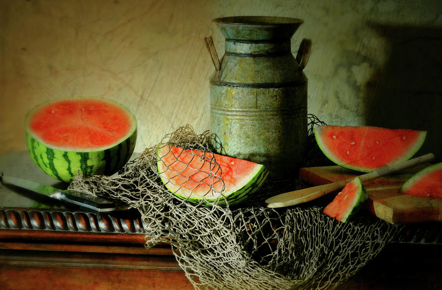 Watermelon Photograph - Slice of LIfe by Diana Angstadt