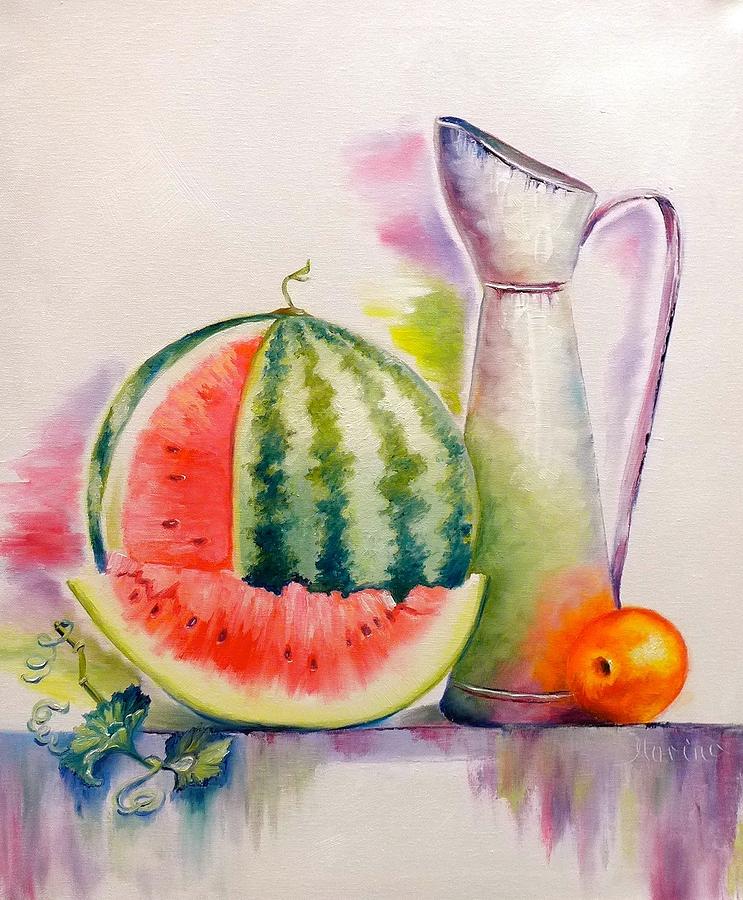 Summer Painting - Slice Of Summer by Marina Wirtz