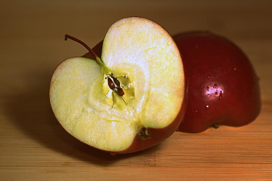 Sliced Apple Photograph by Joseph Skompski