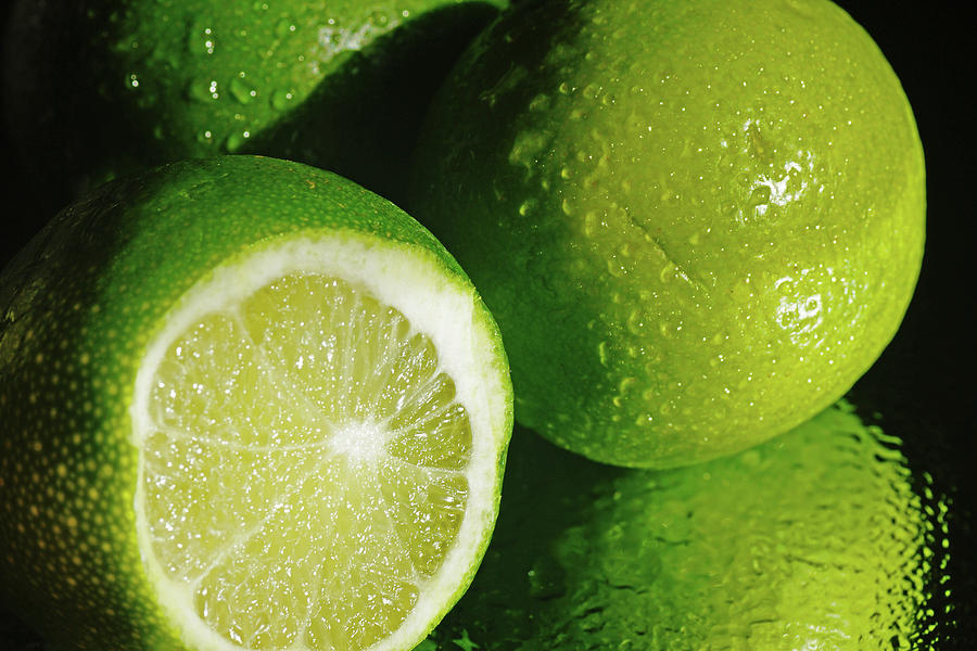 Sliced Lime Photograph by Mike Murdock