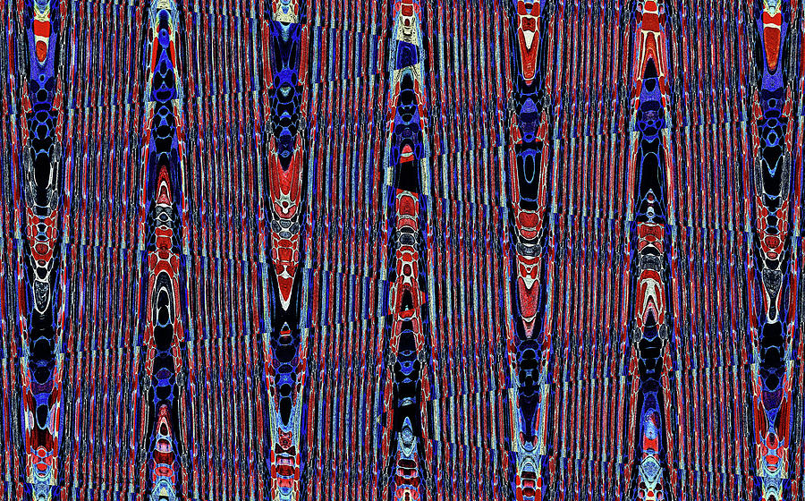Sliced Rock Paver Abstract Digital Art by Tom Janca