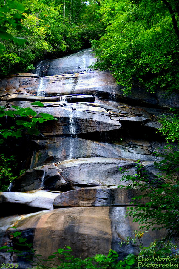 Slick Rock Falls Photograph by Lisa Wooten