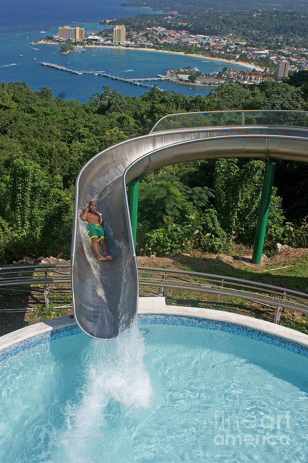 Slide With a View  Photograph by David Birchall