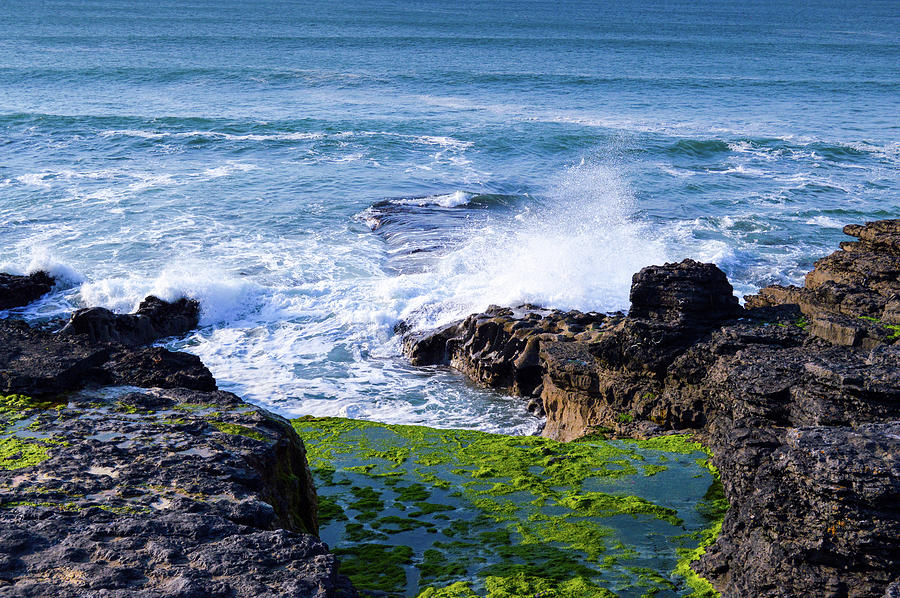 Sligo Bay Crashing Waves Photograph by Lisa Blake
