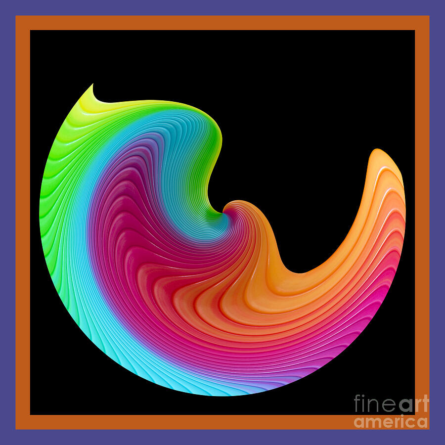 Slinky Dove Of Peace Digital Art by Wendy Wilton
