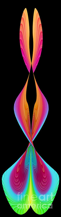 Slinky With A Twist Digital Art by Wendy Wilton