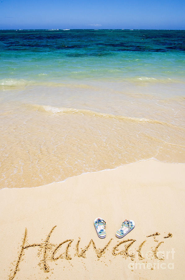 Slippers In The Sand Photograph by Tomas del Amo - Printscapes - Fine ...