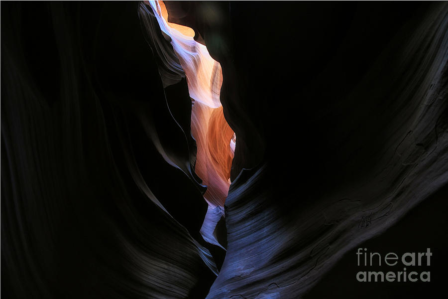 Slot Canyon Light 2 - Antelope Canyon Series Photograph by Mark Valentine