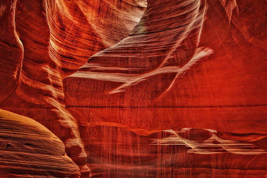 Slot Canyon Red Photograph by Diana Powell