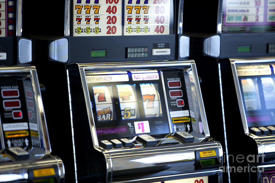 Slot Machine Photograph