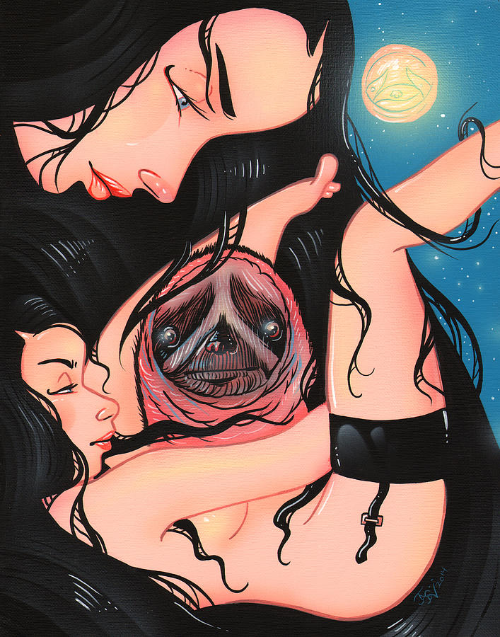 Romance Painting - Sloth Moon by Jason  Wright
