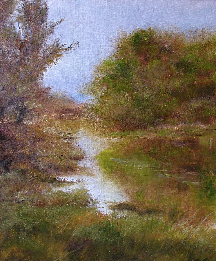 Slough in Autumn Painting by Sunny Franson - Fine Art America