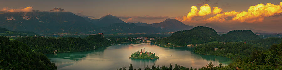 Slovenian Sunset Photograph by Andrew Matwijec