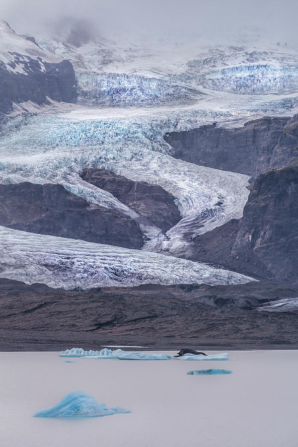 Slow Motion Glacier Photograph by Jon Glaser