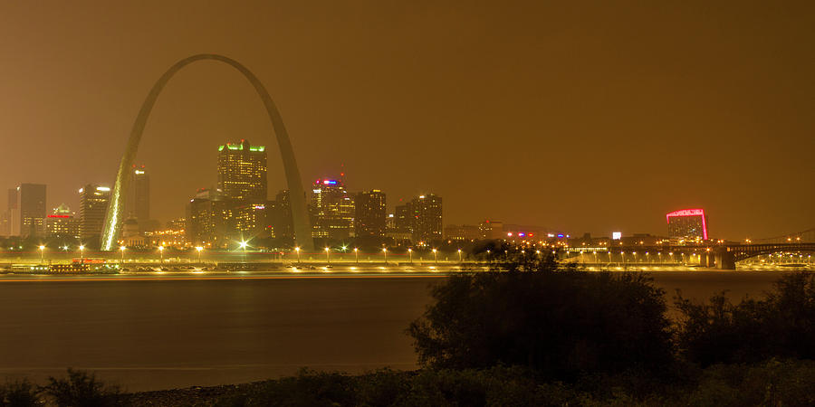 Slow Rain over St Louis Photograph by Garry McMichael
