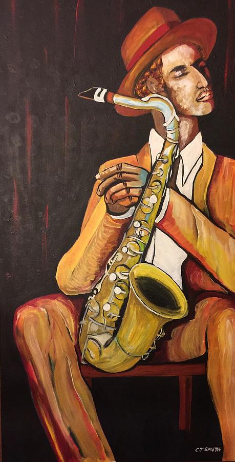 Sly Sax Painting by Craig Smith