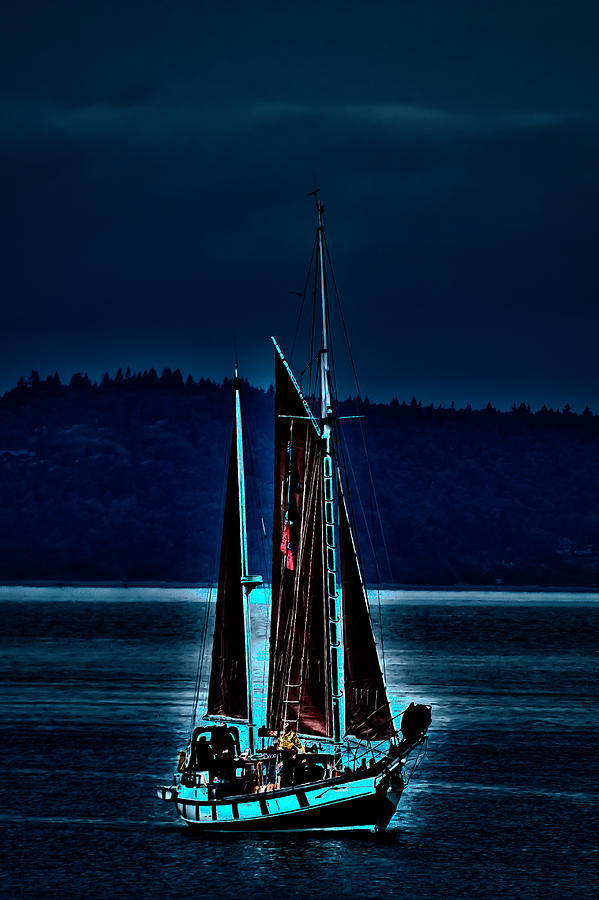 Small Among the Tall Ships Photograph by David Patterson