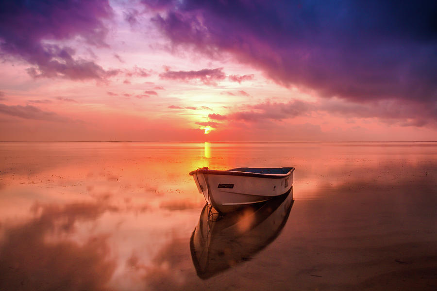 Pretty Sunset Boat Wallpapers - Wallpaper Cave