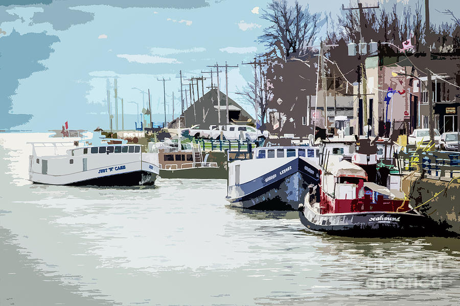 Small Boats in Port Photograph by Linda Joyce | Fine Art America