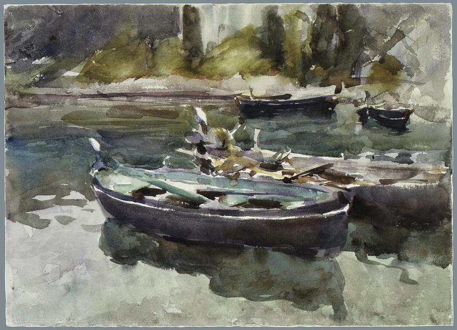John Singer Sargent Painting - Small Boats by John Singer Sargent