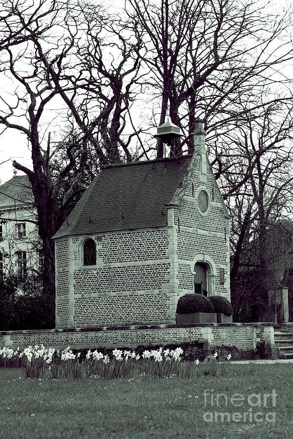 Small chapel soft black and white Photograph by Heidi De Leeuw