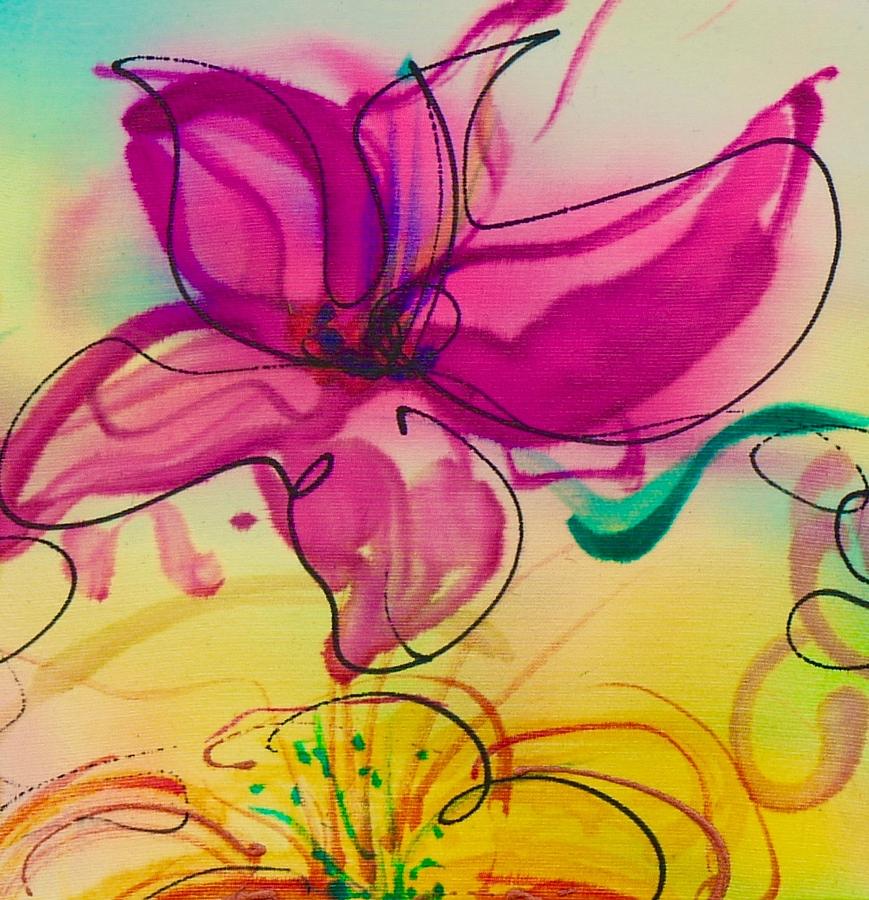 Small Flower 3 Painting by Barbara Pease
