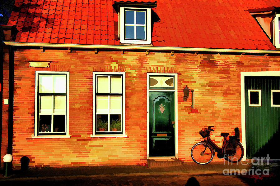 Small House in Delft Photograph by Rick Bragan
