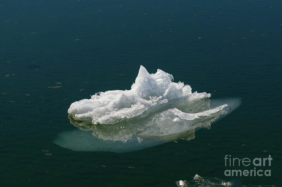 Small iceberg  Photograph by Les Palenik