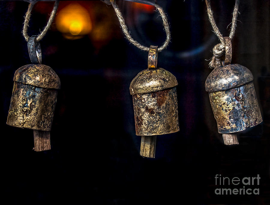 Small Metal Bells Photograph by James Aiken