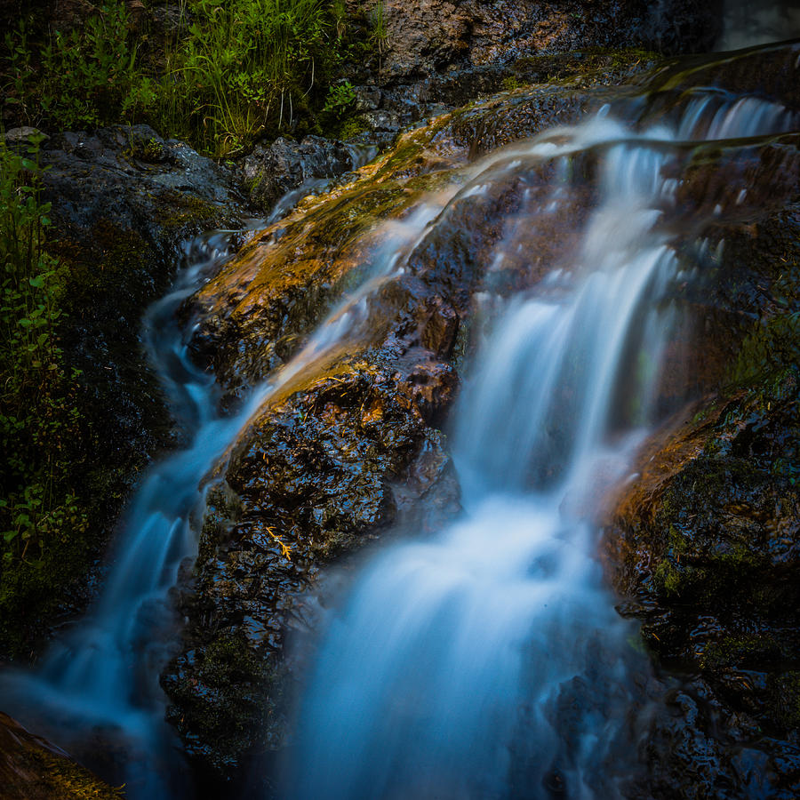 Small Mountain Stream Falls Photograph by Chris McKenna