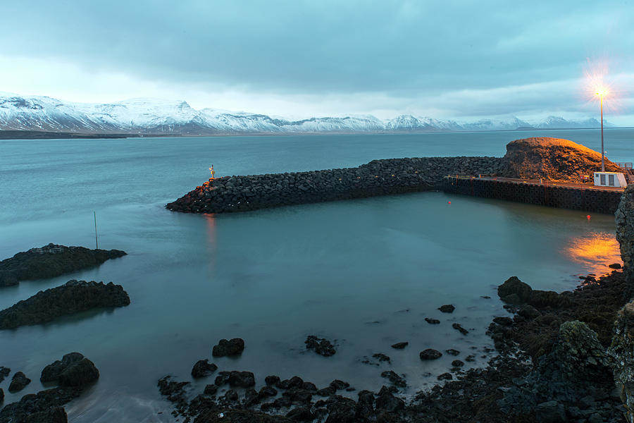 Small port near Snaefellsjokull Mountain, Iceland Photograph by Dubi Roman