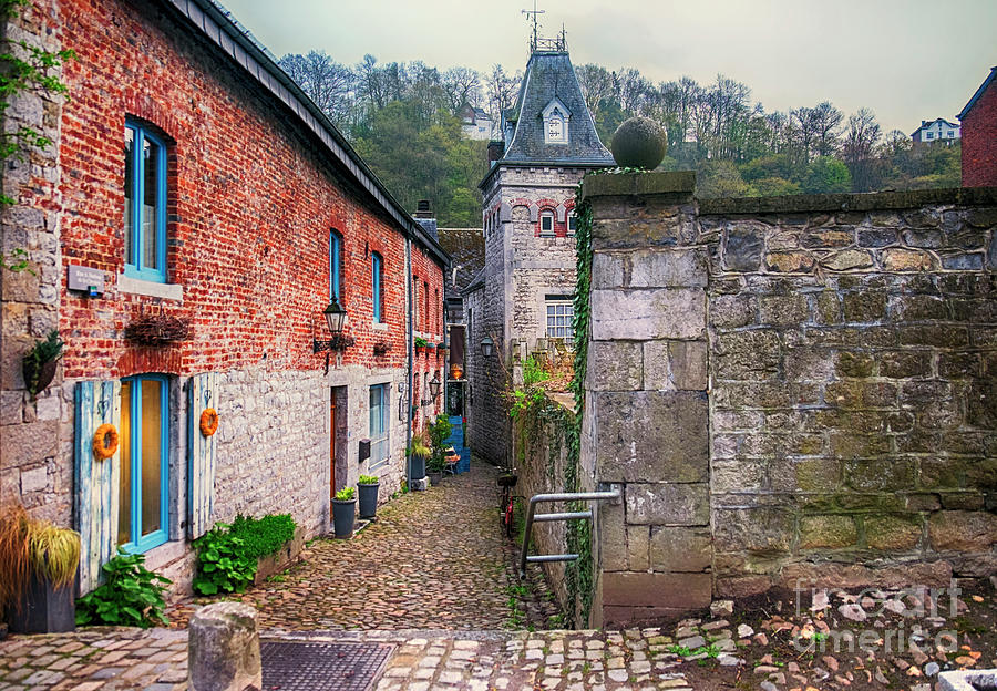 small street in Belgium town Durbuy Photograph by Ariadna De Raadt