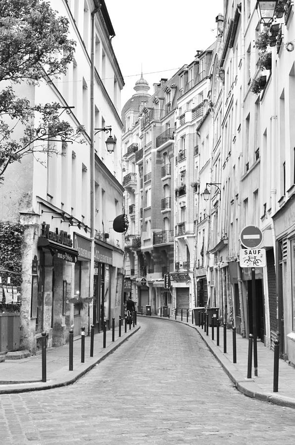 Small Street in Paris 2 Photograph by Kim Bemis